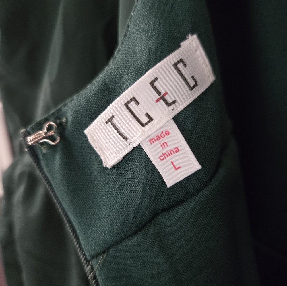 TCEC Dark Green Mini Dress - Picture 5 of 8